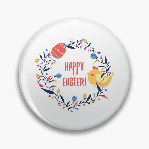 Item preview,  Cute happy easter bunny with bird and flowers designed and sold by -LemonTee-.