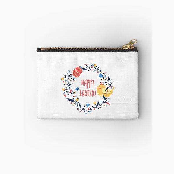 Item preview,  Cute happy easter bunny with bird and flowers designed and sold by -LemonTee-.
