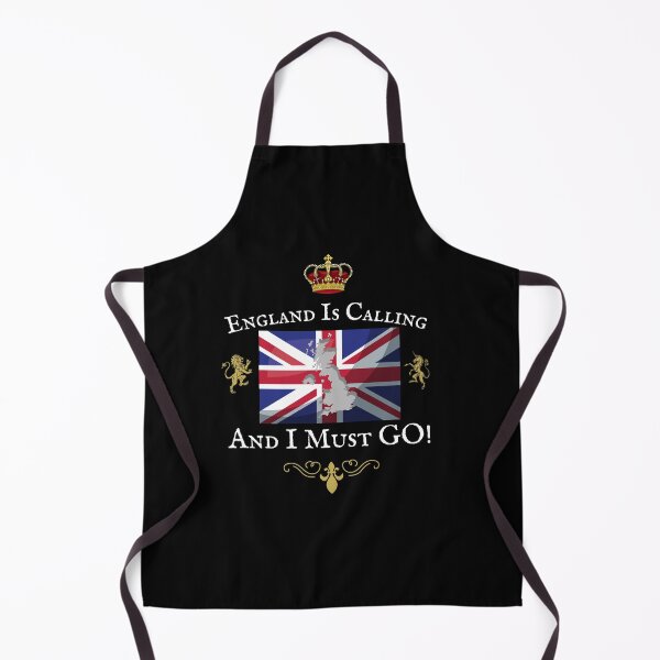Item preview, ENGLAND IS CALLING and I Must GO!, British, Union Jack Flag designed and sold by Krafty Arts Studio.