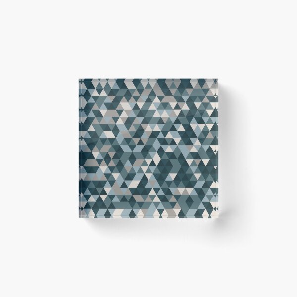 Item preview, Monochrome Vector Triangle Art Collage designed and sold by noctdesigns.