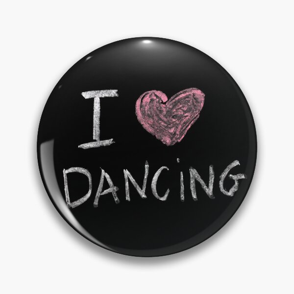 Item preview, I love Dancing ...on a blackboard design   designed and sold by M-Infinite.