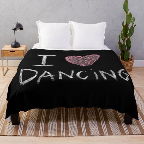 Item preview, I love Dancing ...on a blackboard design   designed and sold by M-Infinite.