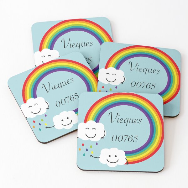 Item preview, Happy Vieques Rainbow designed and sold by Sticky Mango Studio.