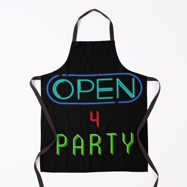 Item preview, Open for party - neon bar sign funny design. designed and sold by MAD-STREETWEAR.