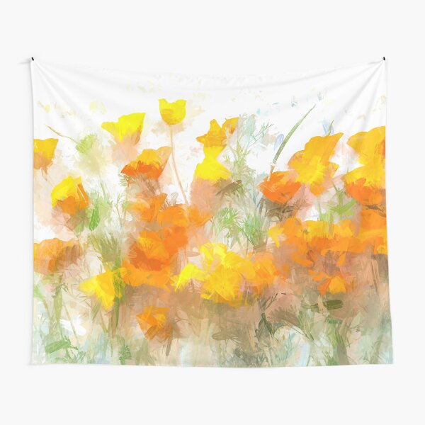 Aperçu de l'œuvre Sunrise Poppies créée et vendue par SusanEileenEvans.