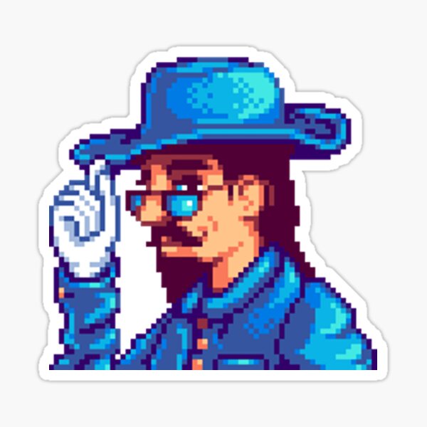 Artikel-Vorschau von Stardew Valley - Gunther-Aufkleber, designt und verkauft von JudgementPic.