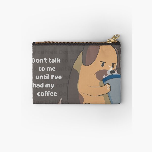 Item preview, Don’t talk to me until I’ve had my coffee - pattern - Border terrier designed and sold by AniBeanz.