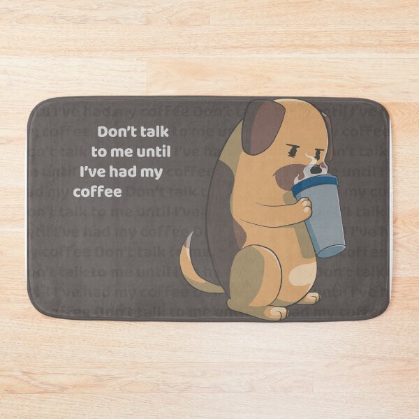 Item preview, Don’t talk to me until I’ve had my coffee - pattern - Border terrier designed and sold by AniBeanz.