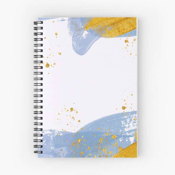 Item preview, Contemporary Blue and Gold Abstract modern surrealistic painting designed and sold by ManifestoDesign.