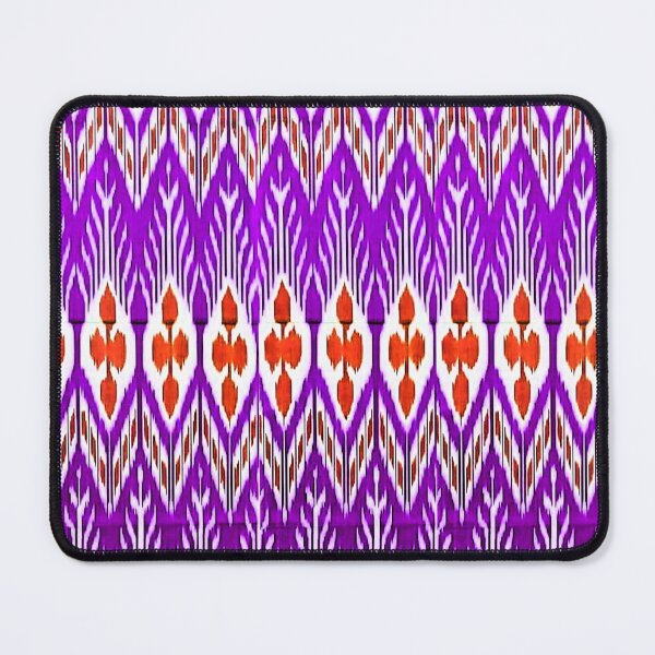 Item preview, Beautiful flower Uzbek ikat patterns designed and sold by LeFabriqueOuz.