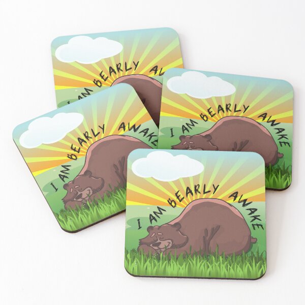 Item preview, I AM BARELY AWAKE, I AM BEARLY AWAKE designed and sold by enigma3a.