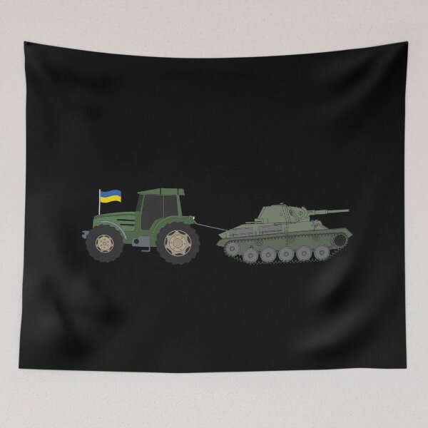 Item preview, Ukrainian Tractor Driver Pulling A Tank Funny designed and sold by artado.