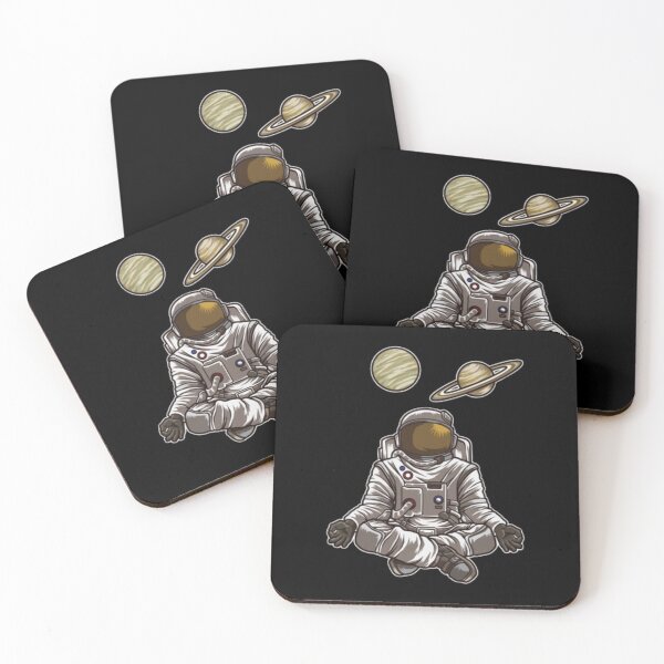 Item preview, Yoga Astronaut Meditates designed and sold by G-FLORIAN.