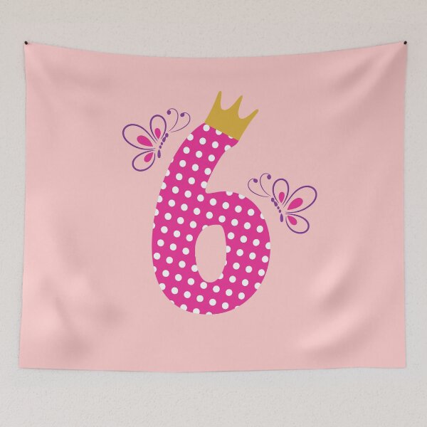 Item preview, Kids 6th Birthday Girls 6 years old - 6th Birthday designed and sold by paul-zenek.