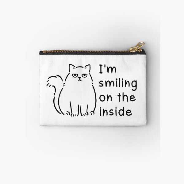 Item preview, Funny Grumpy Cat, I'm Smiling on the Inside designed and sold by CuteCrew.