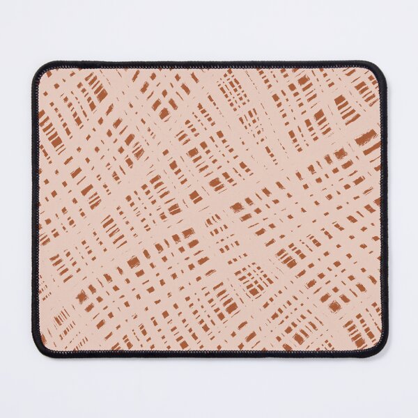Item preview, Rough Weave Abstract Burlap Painted Pattern in Blush Salmon Terracotta Rust Clay designed and sold by kierkegaard.