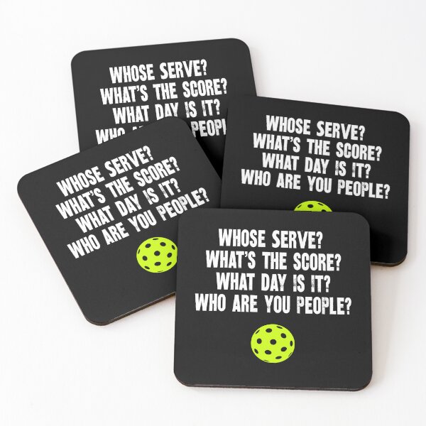 Item preview, Pickleball Phrases Whose Serve Funny Pickleball Gift Pickleball Gag Joke  designed and sold by FazCreations.