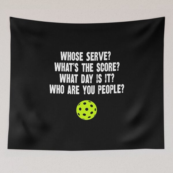 Item preview, Pickleball Phrases Whose Serve Funny Pickleball Gift Pickleball Gag Joke  designed and sold by FazCreations.