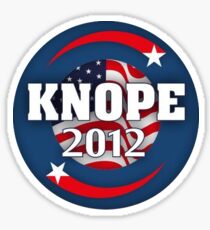 KNOPE for President 2012 Sticker