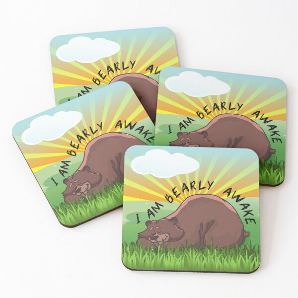 Item preview,  I AM BEARLY AWAKE, I AM BARELY AWAKE, BARELY AWAKE designed and sold by enigma3a.