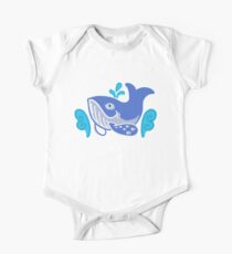 Whale at Sea! One Piece - Short Sleeve