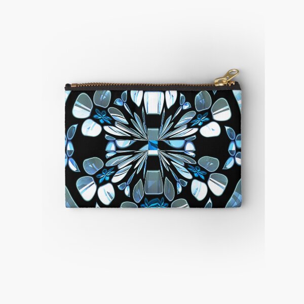 Item preview,  Blue Teal Olive Black and Purple Faux Stained Glass Window designed and sold by SeaChangeDesign.