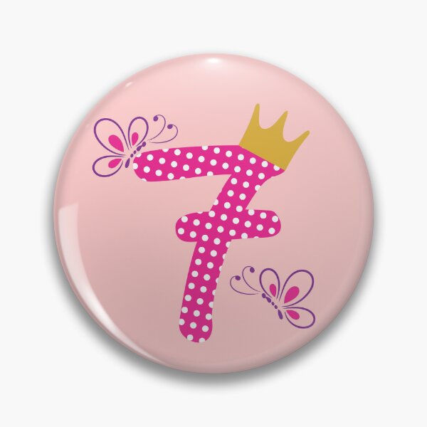 Item preview, Copy of Children's 6th Birthday Girl 7 Years Old - 7th Birthday designed and sold by paul-zenek.