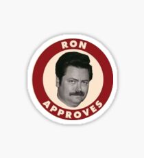 Ron Swanson approves Sticker