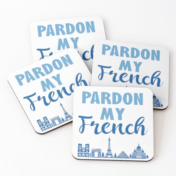 Item preview, Pardon My French - Paris Skyline designed and sold by TheInkElephant.