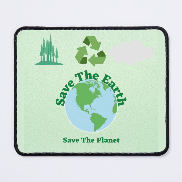 Item preview, Save The Earth Save The Planet Light Green Design designed and sold by debmund.