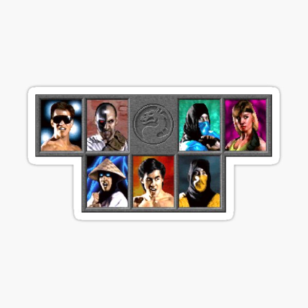 Item preview, Mortal Kombat - Character Select - Clean designed and sold by garudoh.