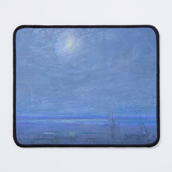 Item preview, Evening crescent moon shining over a peaceful lake designed and sold by Grounds-Keeper.