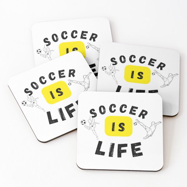 Item preview, Soccer is life. designed and sold by Design Vibes.