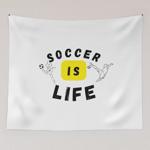 Item preview, Soccer is life. designed and sold by Design Vibes.