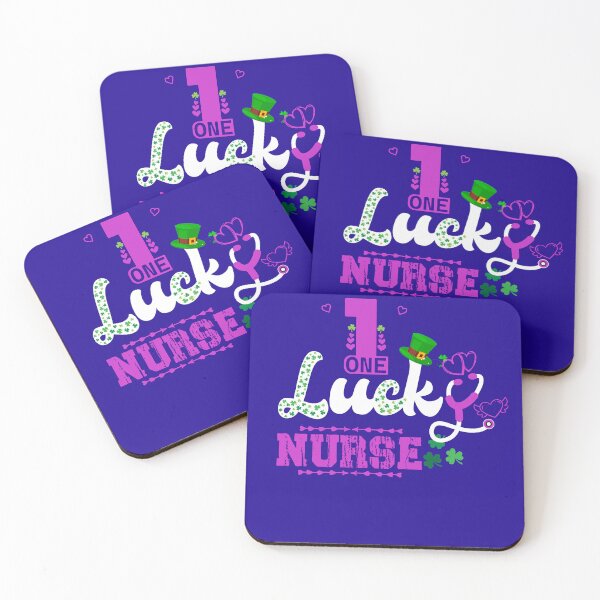 Item preview, One Lucky Nurse Saint Paddys RN St Patricks Day Nurses Women T-Shirt designed and sold by LunarVision.