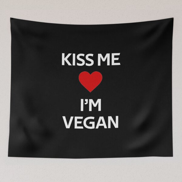 Item preview, Kiss me, I'm Vegan designed and sold by rachidhaz.