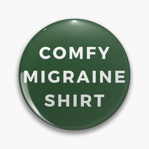 Item preview, Comfy Migraine Shirt Green Shirt for Migraine Patients Cute Funny Shirt Minimalist Chronic Pain Illness Spoonie Headache Awareness designed and sold by InterpreTees.