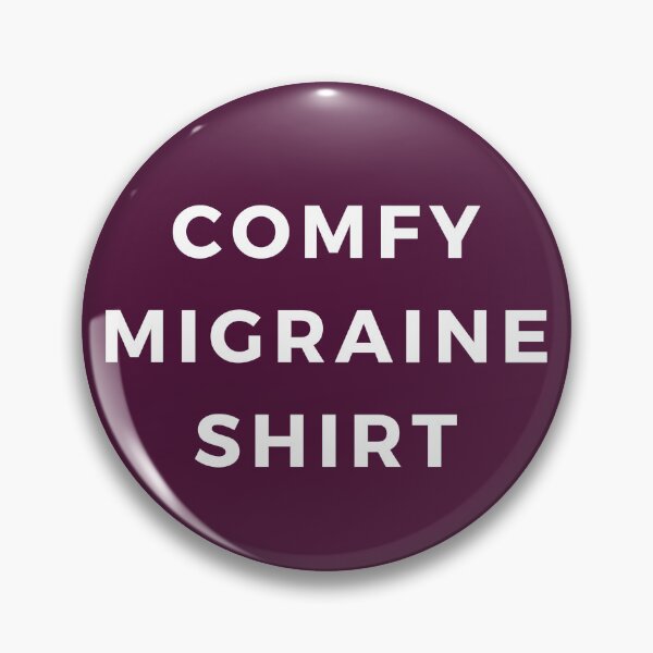 Item preview, Comfy Migraine Shirt Purple Shirts for Migraine Headaches Cute Funny Shirt Minimalist Chronic Pain Illness Spoonie Headache Awareness designed and sold by InterpreTees.