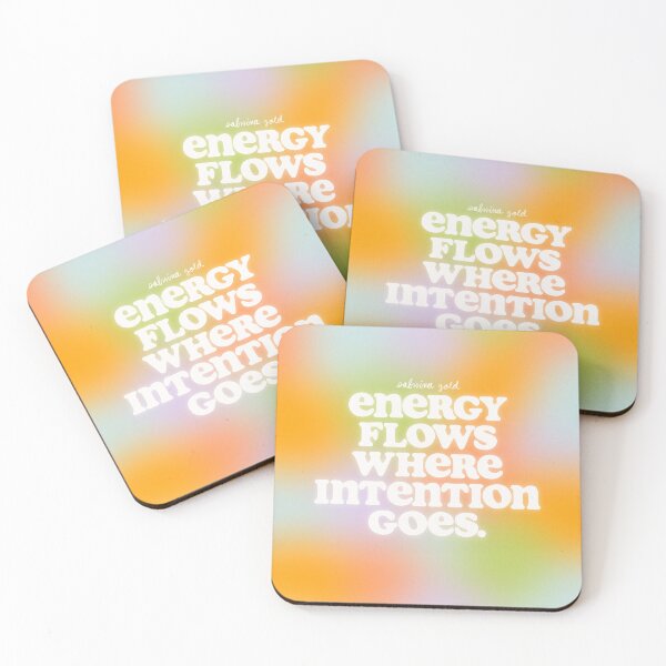 Item preview, Energy flows where intention goes designed and sold by SabrinaGold.