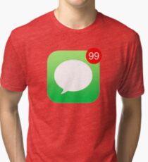 iMessage Notifications iPhone Tri-blend T-Shirt