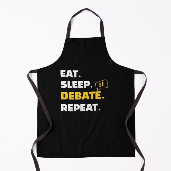 Item preview, Eat Sleep Debate Repeat Debating Speaker Club designed and sold by StrongShirts.