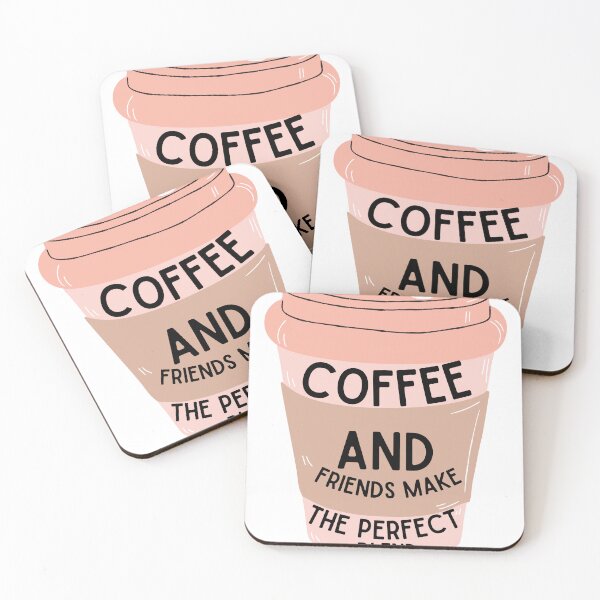 Item preview, Coffee And Friends Make The Perfect Blend - Funny Gift for Coffee Addict  designed and sold by diip.