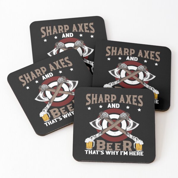 Item preview, Axe Throwing Sharp Axes And Beer That's Why I Am Here designed and sold by StrongShirts.