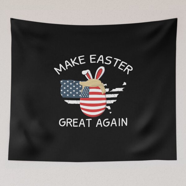 Item preview, Funny Trump Bunny Egg Hunt Make Easter Great Again Design designed and sold by Nemcha-Tee.