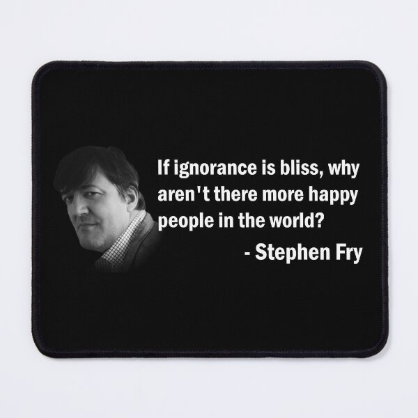 Item preview, Ignorance Bliss white text Stickers designed and sold by GodsAutopsy.