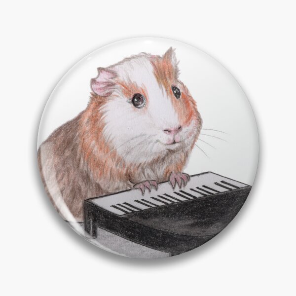 Item preview, Guinea pig piano player designed and sold by Katerina Makarova.