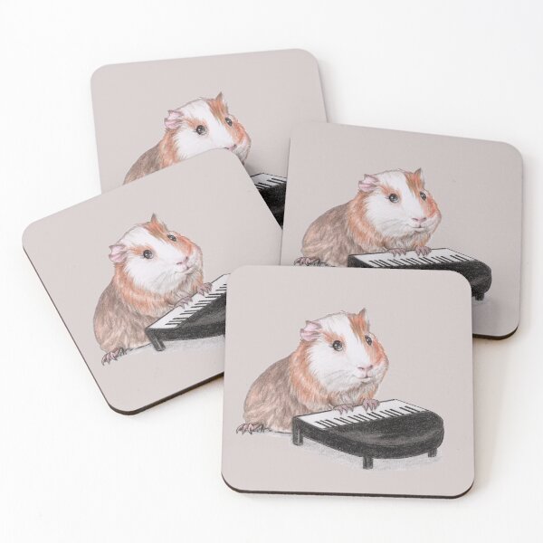 Item preview, Guinea pig piano player designed and sold by Katerina Makarova.