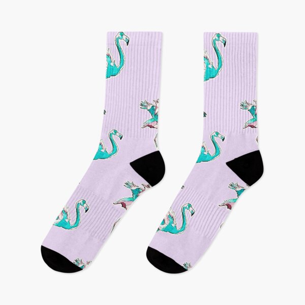 Item preview, Blue Tropical Flamingo Watercolor designed and sold by PainAndBrushes.