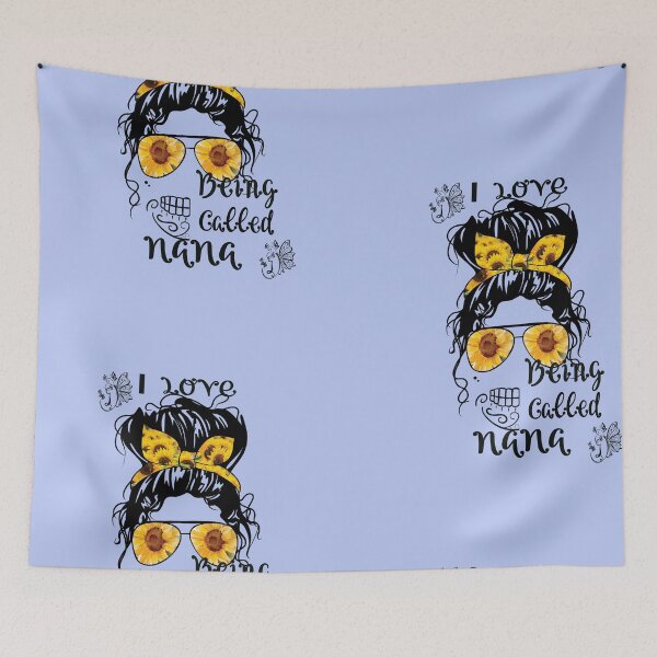 Item preview, Funny I love being called nana sunflower butterfly designed and sold by fatydesignspace.