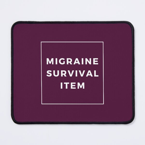 Item preview, Migraine Survival Item Purple Cute Funny Shirt Minimalist Chronic Pain Illness Spoonie Headache Awareness designed and sold by InterpreTees.